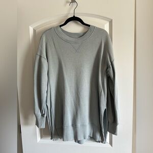 Aerie side slit oversized sweatshirt